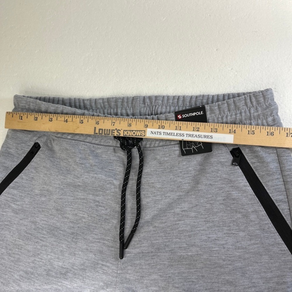 Southpole Knit Shorts Mens Gray Small Activewear Casual‎ Athletic Gym Workout - Picture 5 of 6